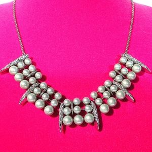 Alexis Bittar Gray Pearls with Swarovski crystals.